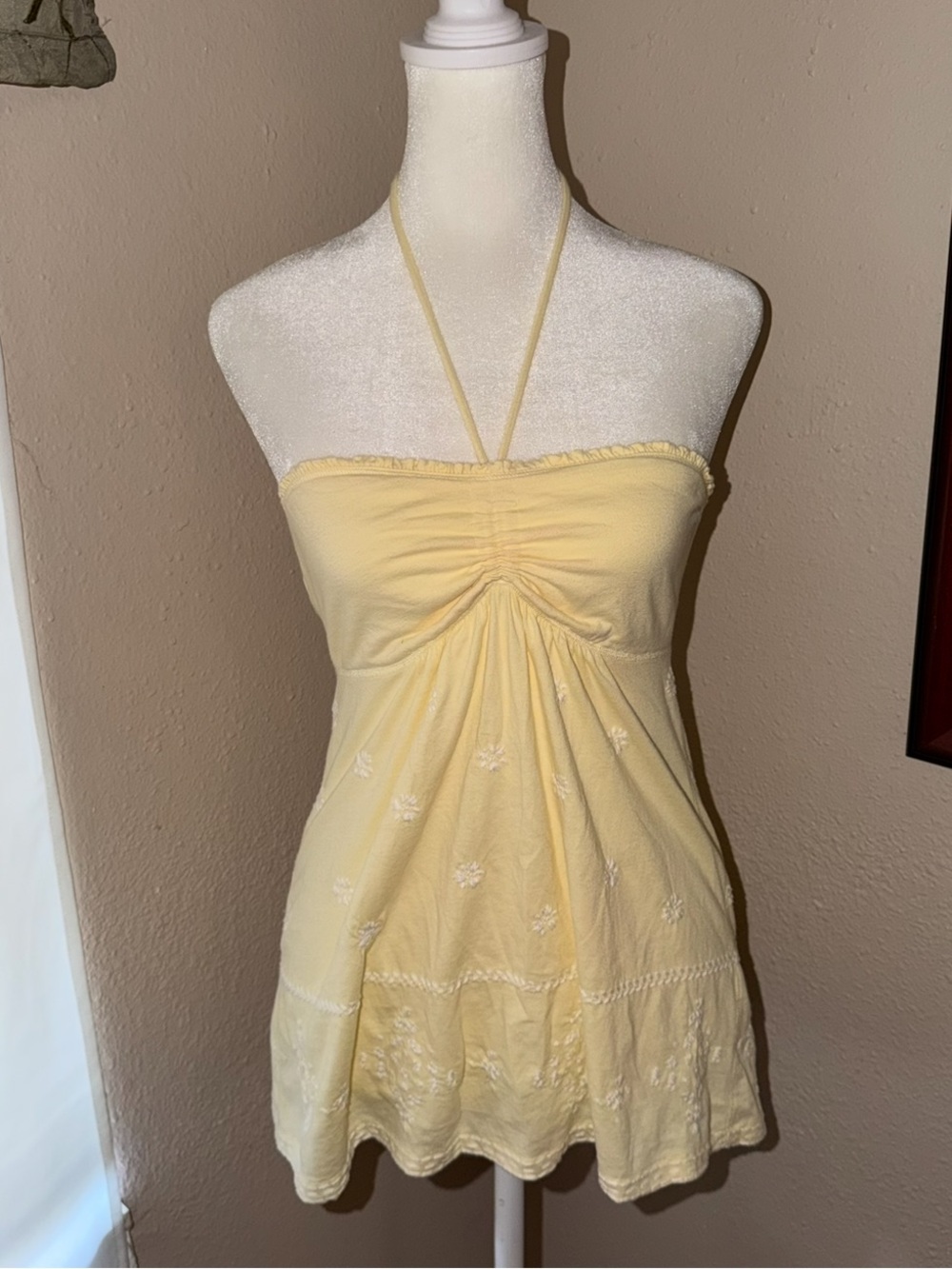 Vintage Y2K Abercrombie & Fitch Babydoll Halter Top
